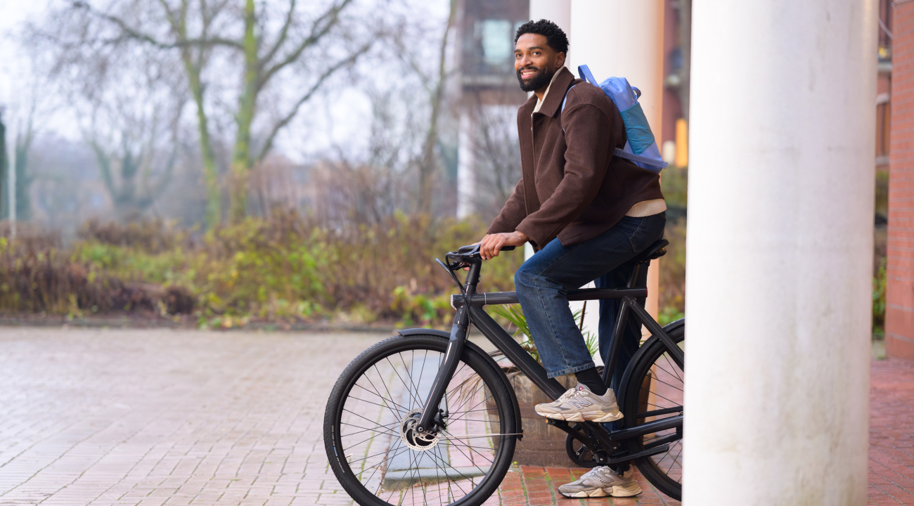 leaserijder op zakelijke leasefiets