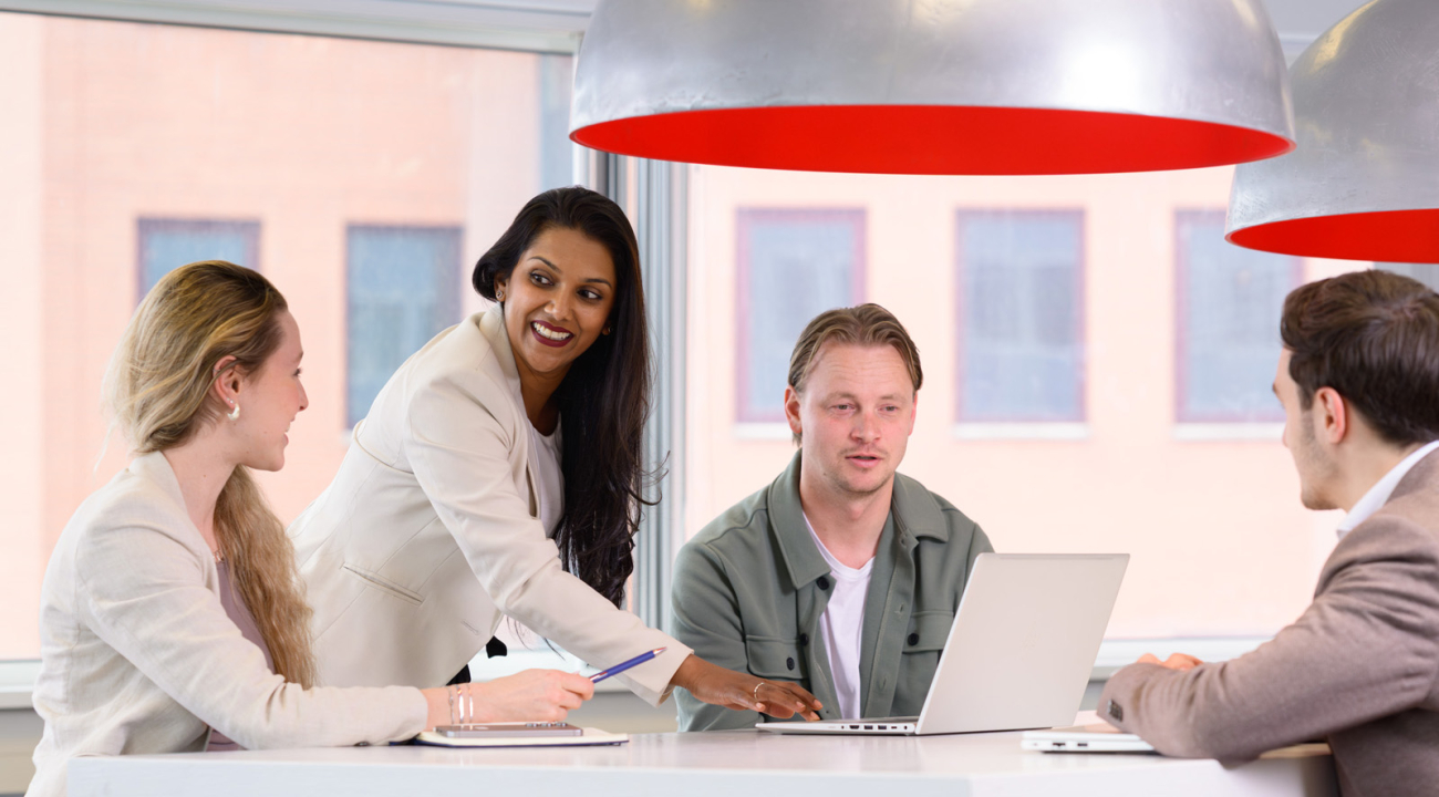 Multilease werknemers aan het werk