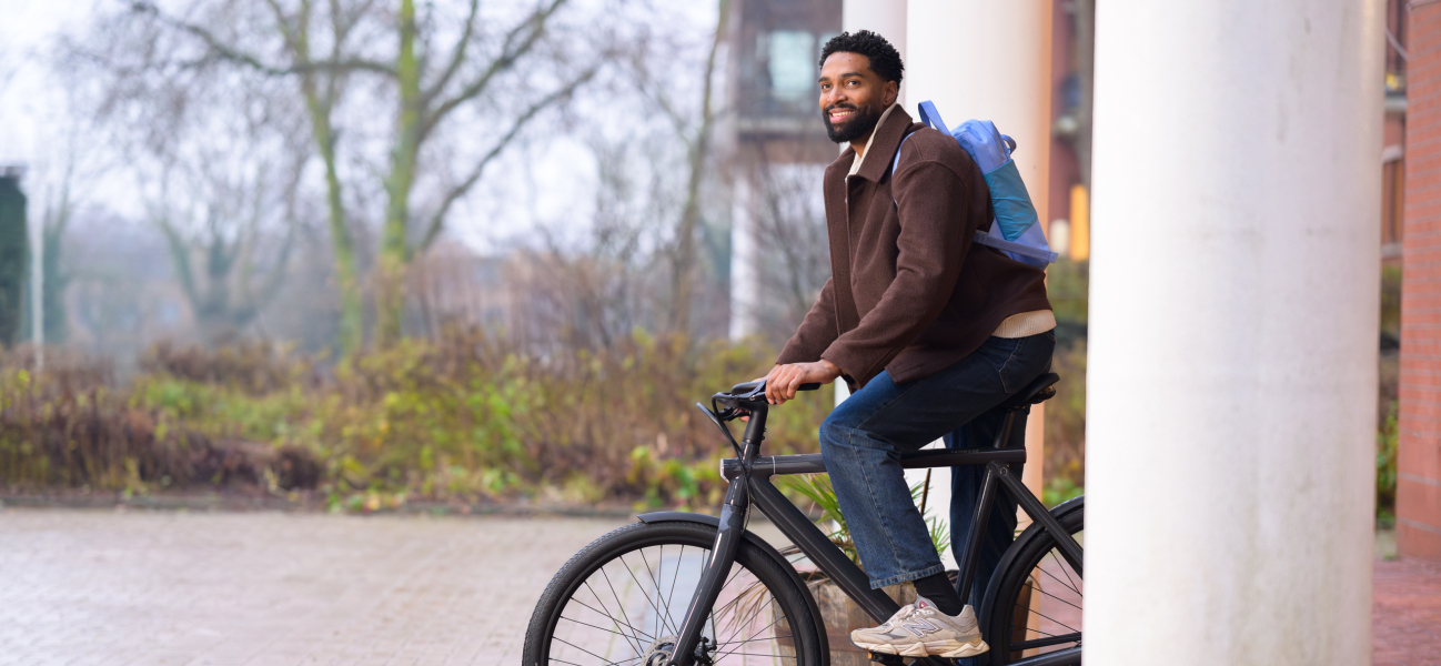 leaserijder op zakelijke leasefiets