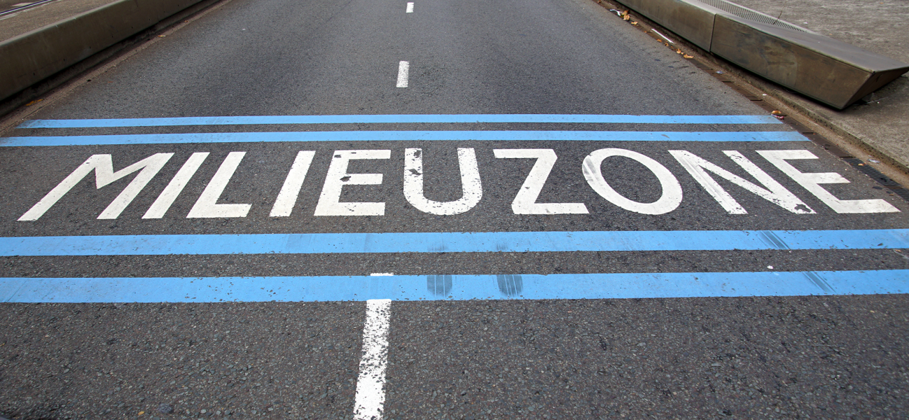Start milieuzone in stad