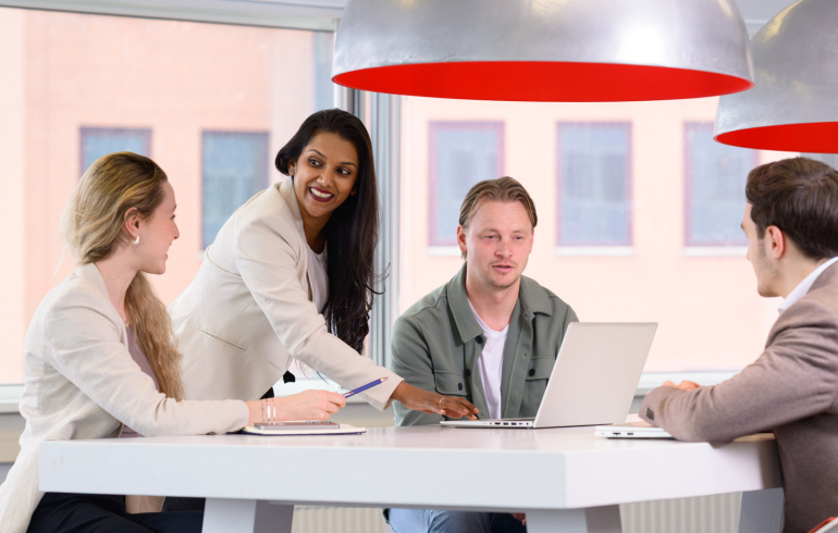 Multilease werknemers aan het werk