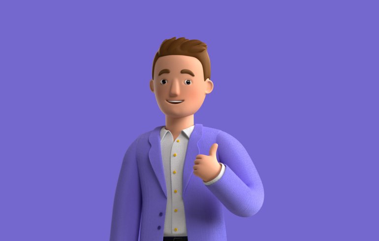 Mees Multilease met duim omhoog