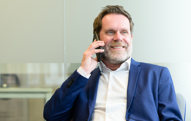 Tevreden wagenparkbeheerder