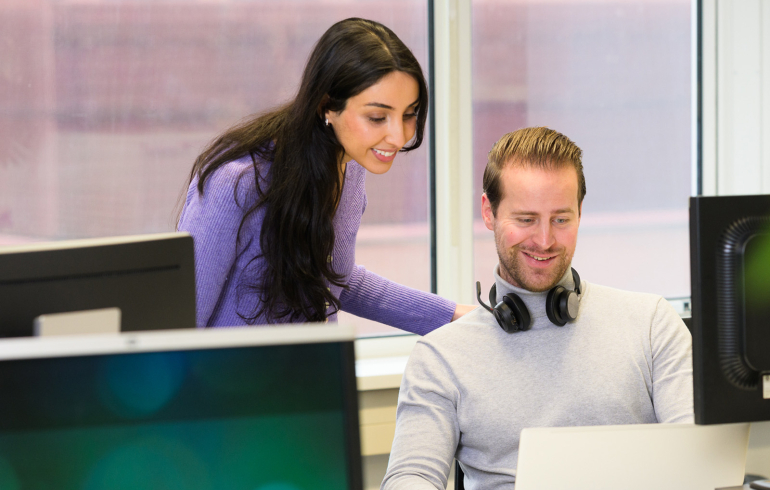 Accountmanagers aan het werk