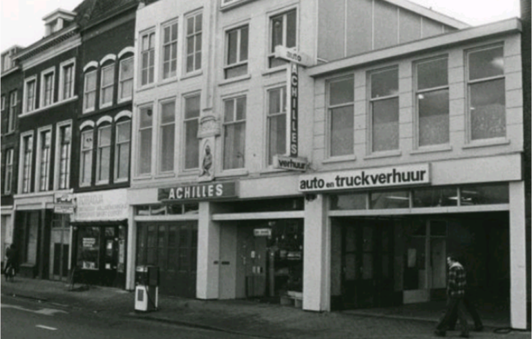 Spuigroep oud pand Achilles Autolease
