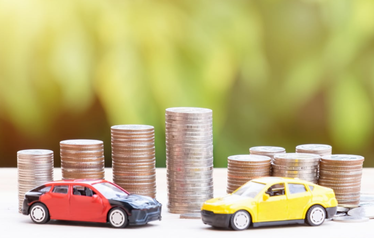 Auto's met munten